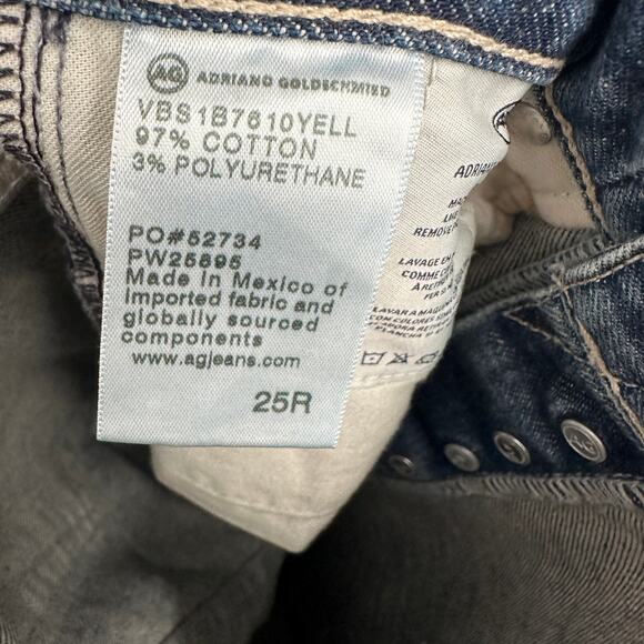 AG JEANS NWOT Alexxis Slim Straight 360° Denim Jeans in 10 Years Elwood // 25 - Picture 11 of 12